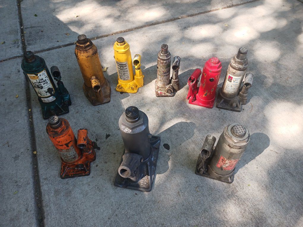 9 total hydraulic bottle jacks bountiful,  ut.