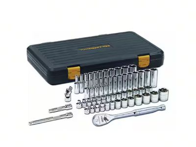 120XP 3/8 in. Drive 6-Point Standard & Deep SAE/Metric Ratchet and Socket Mechanics Tool Set (56-Piece)