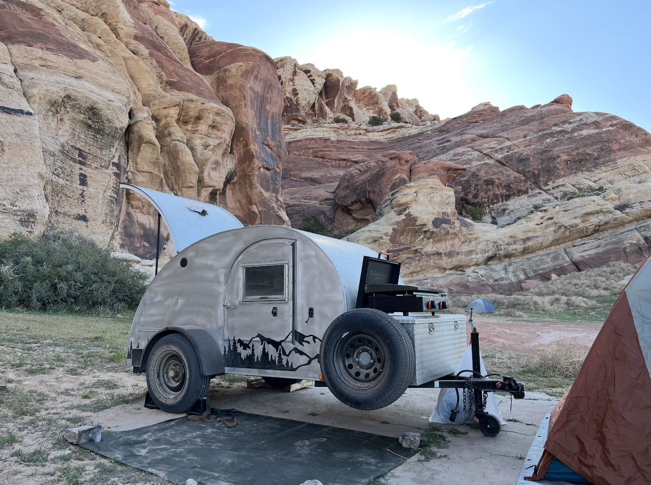 Custom built teardrop camper