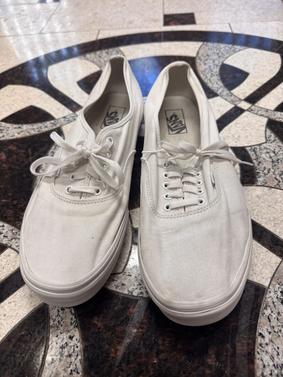 Vans Authentic True White Sneakers - Men's Size 14