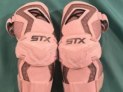 STX Cell VI Lacrosse Arm Pads | White Size XL- Excellent Condition