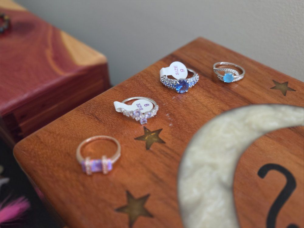 Assorted Fashion Rings and Pendant Necklace Lot