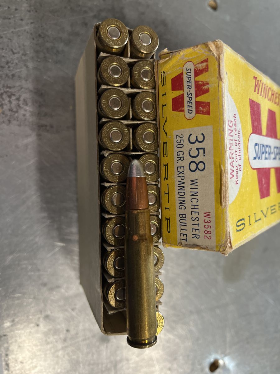 358 Winchester Ammo.
