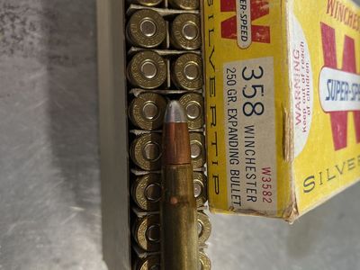 358 Winchester Ammo.