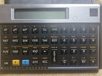 Vintage Hewlett Packard HP-15C Scientific Calculator with Case