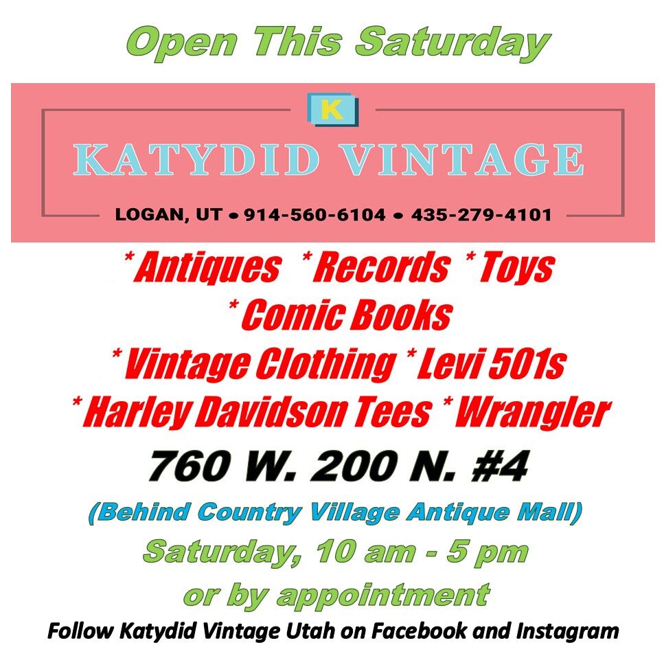 Antique and Vintage Boutique, Vintage Toys, Harley and Wrangler Shirts, and more!