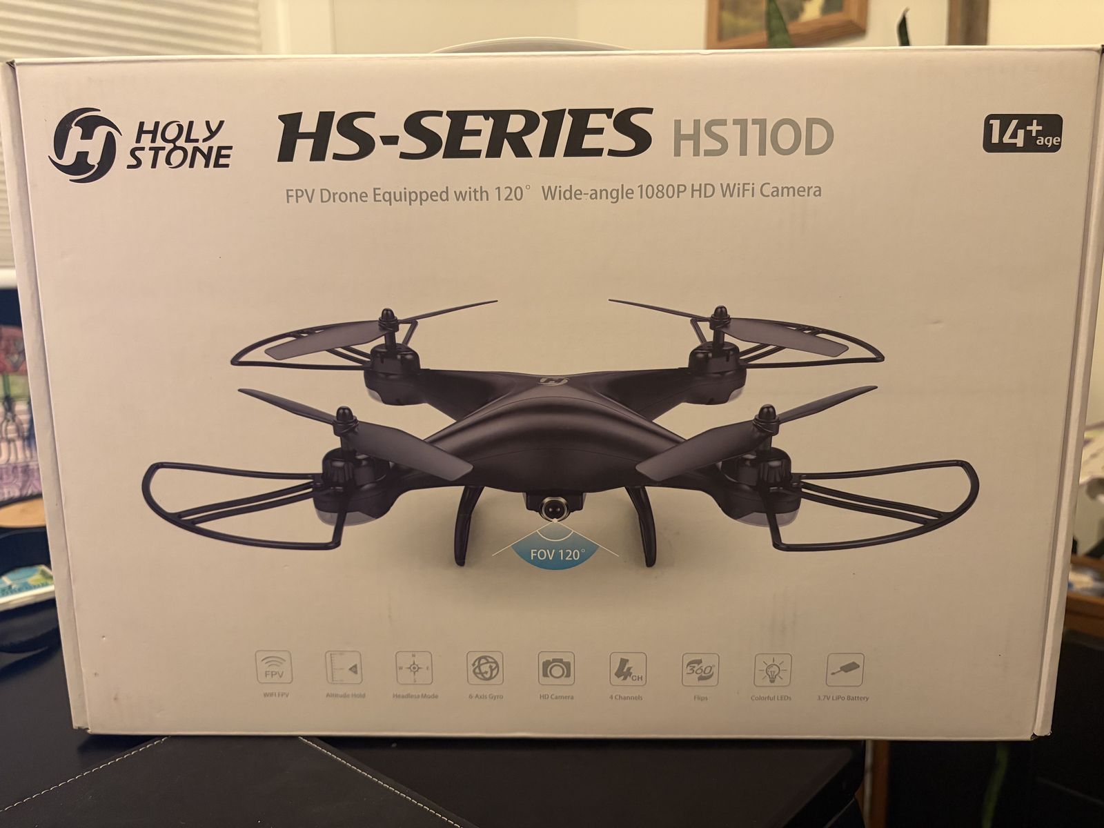 Holy Stone HS110D FPV Drone — 1080P Camera, 2 Batteries, All Accessories Included