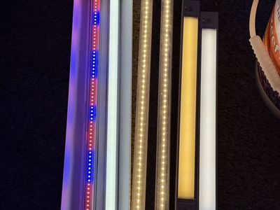 Led grow lights and misc under cabinet