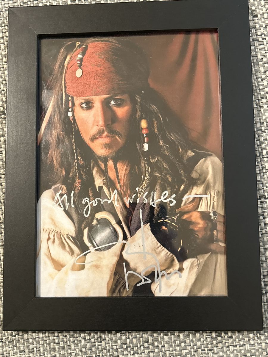 Johnny Deep Signed photo