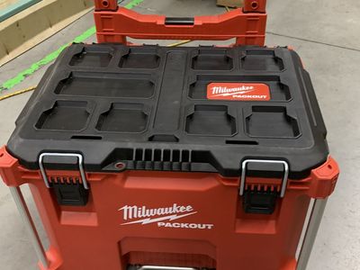Milwaukee PACKOUT 22 in. Rolling Modular Tool Box Low Profile Handle