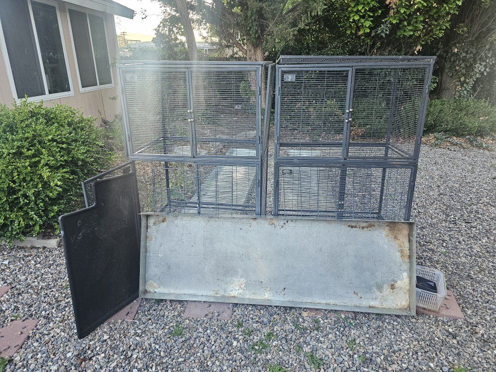 Double Critter Nation Cages with Custom Base