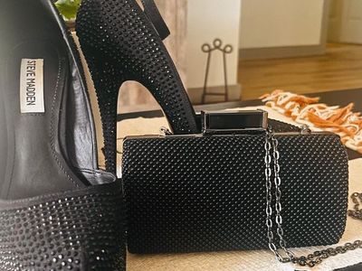 Steve Madden 7M + Clutch