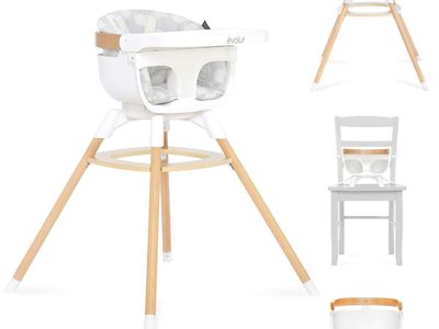 Evolur 4-in-1 Highchair – Grey – Great Condition