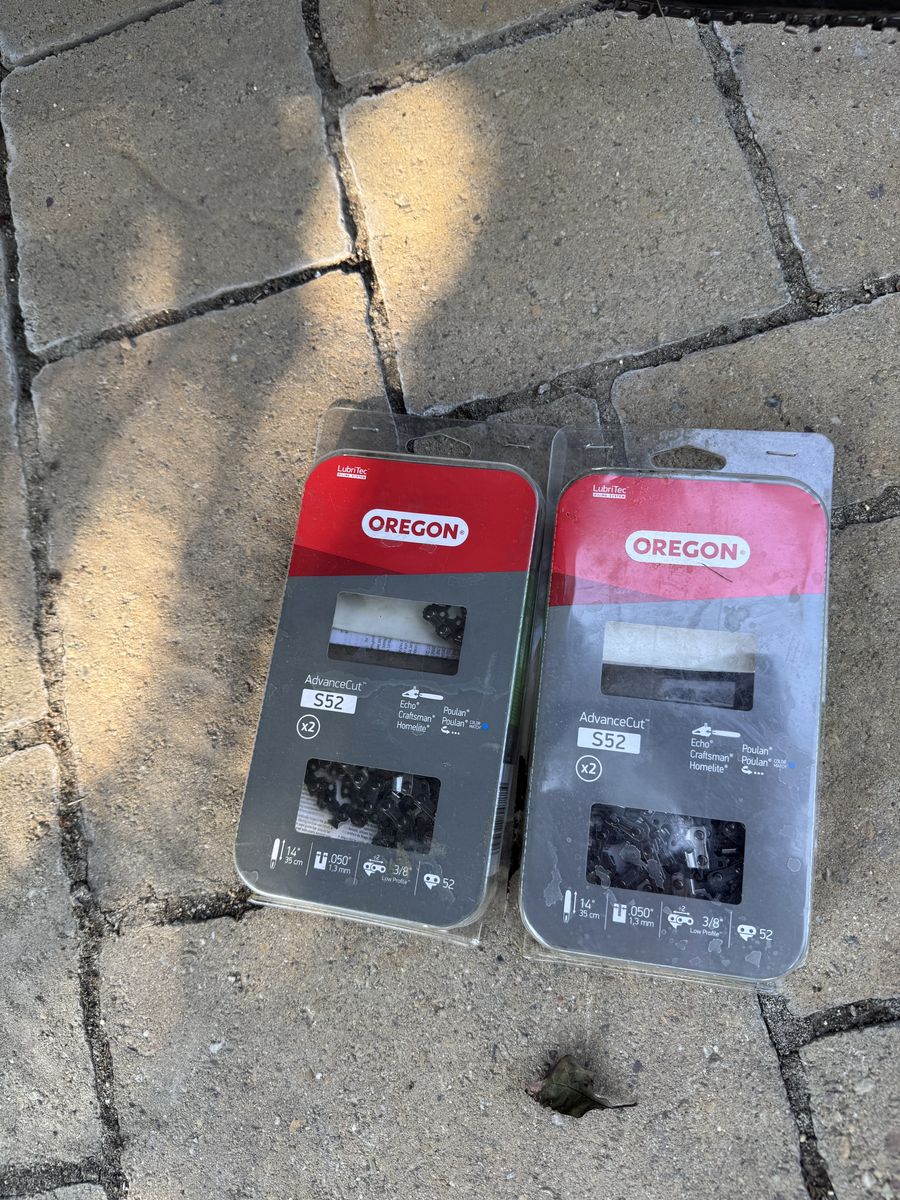 14” oregon chainsaw blades (3) brand new 