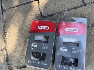 14” oregon chainsaw blades (3) brand new
