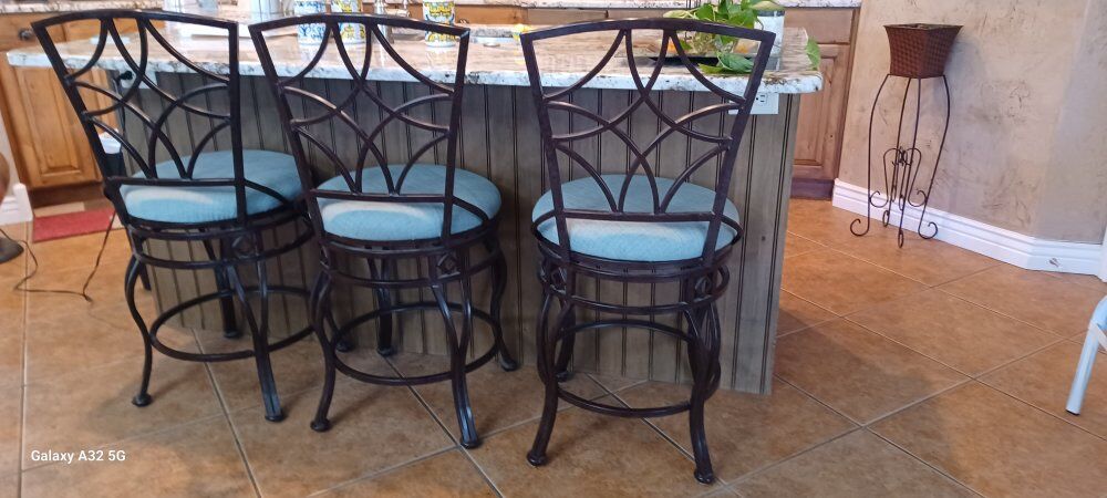 3 Counter Bar Stools 24" high
