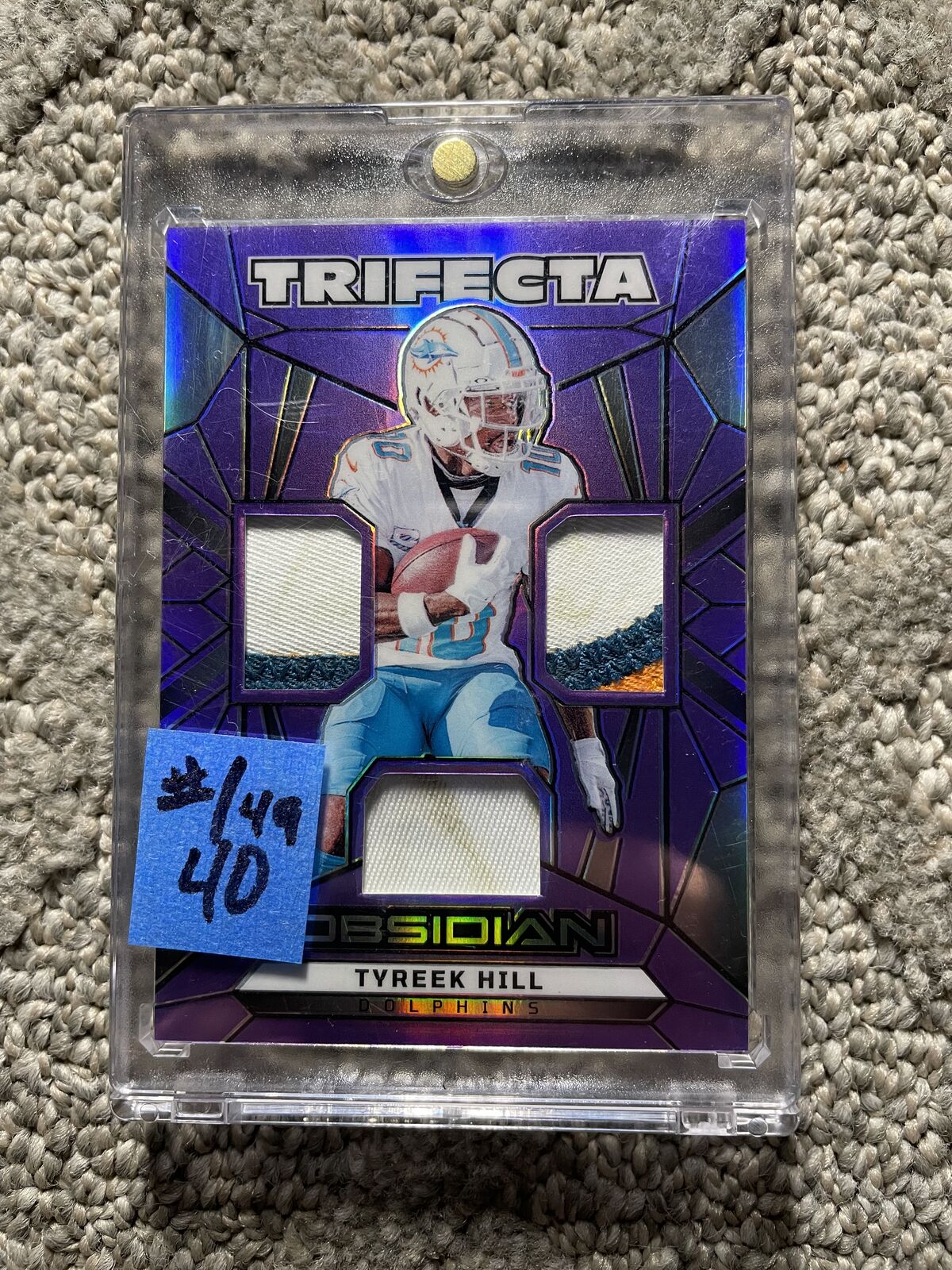 Miami Dolphins Tyreek Hill trading cards