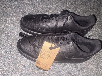Nike Court Vision Low Next Nature Black Men's Sneakers - New with Tags, Recycled Content