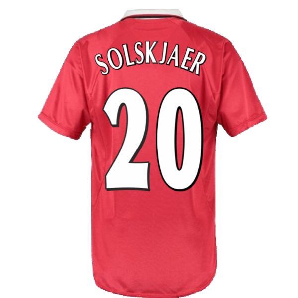 Solskjær #20 | XL | Man United 1998-99 Home Jersey