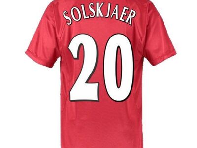 Solskjær #20 | XL | Man United 1998-99 Home Jersey