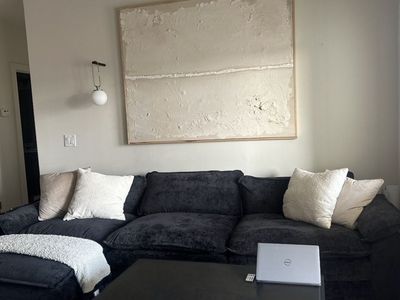 9ft Black Cloud Couch Dupe