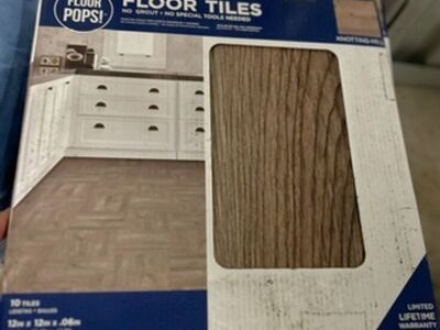 FloorPops “Knotting Hill” Peel & Stick Vinyl