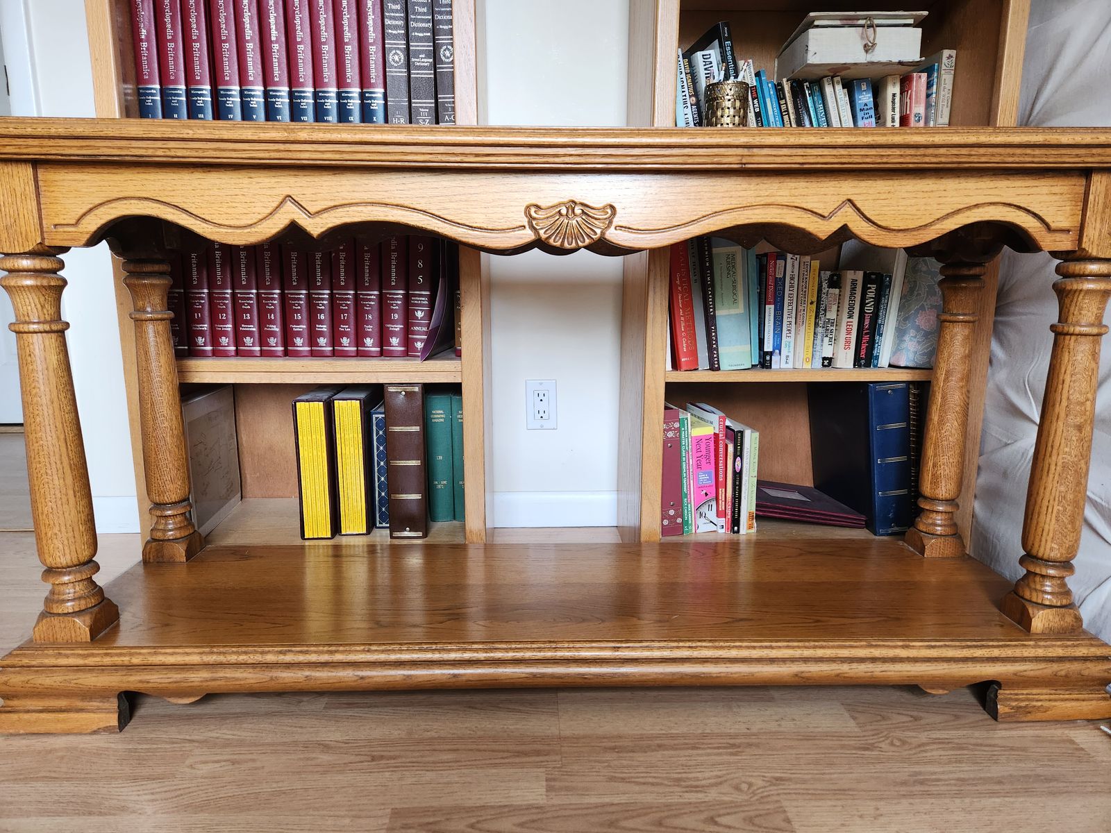Solid Oak Console Table