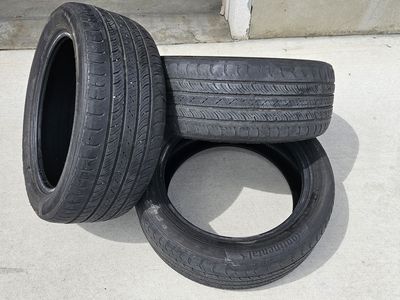 3 used tires 215/50/17