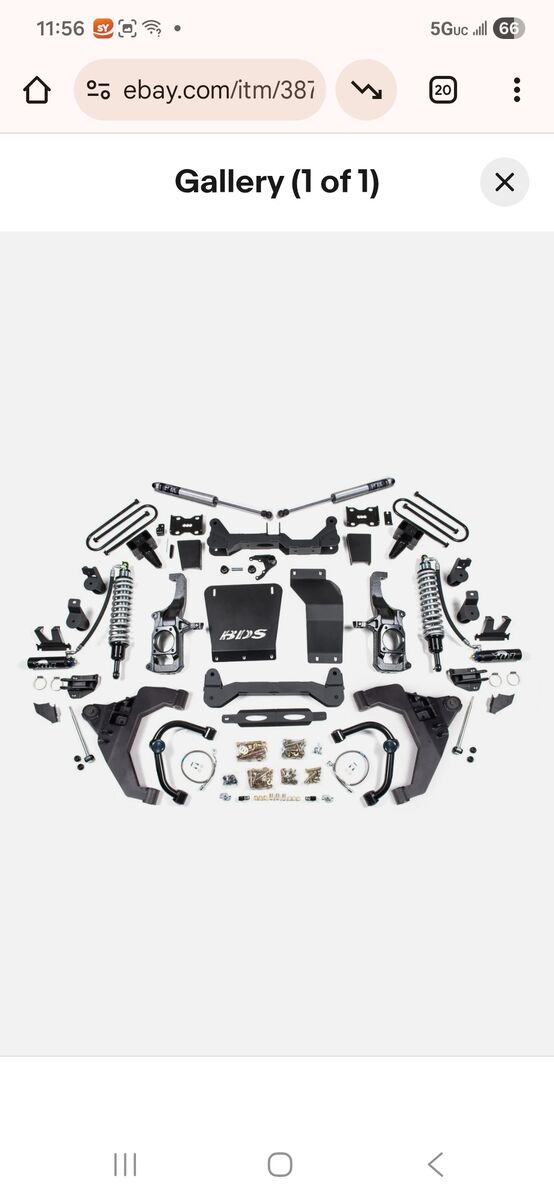 2011-2019 Chevrolet/GMC 2500/3500 6 1/2" BDS coilover conversion lift kit