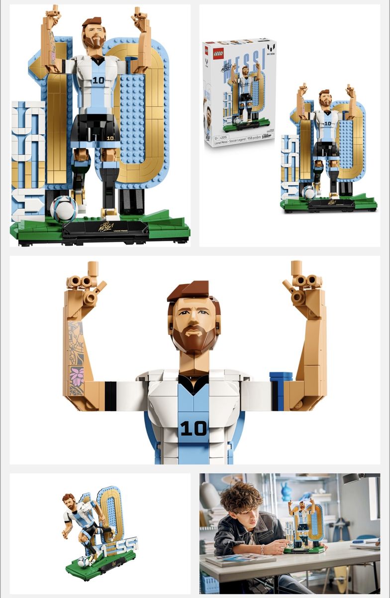 LEGO BrickHeadz Lionel Messi Soccer Legend #40305 Building Set - New, Unopened