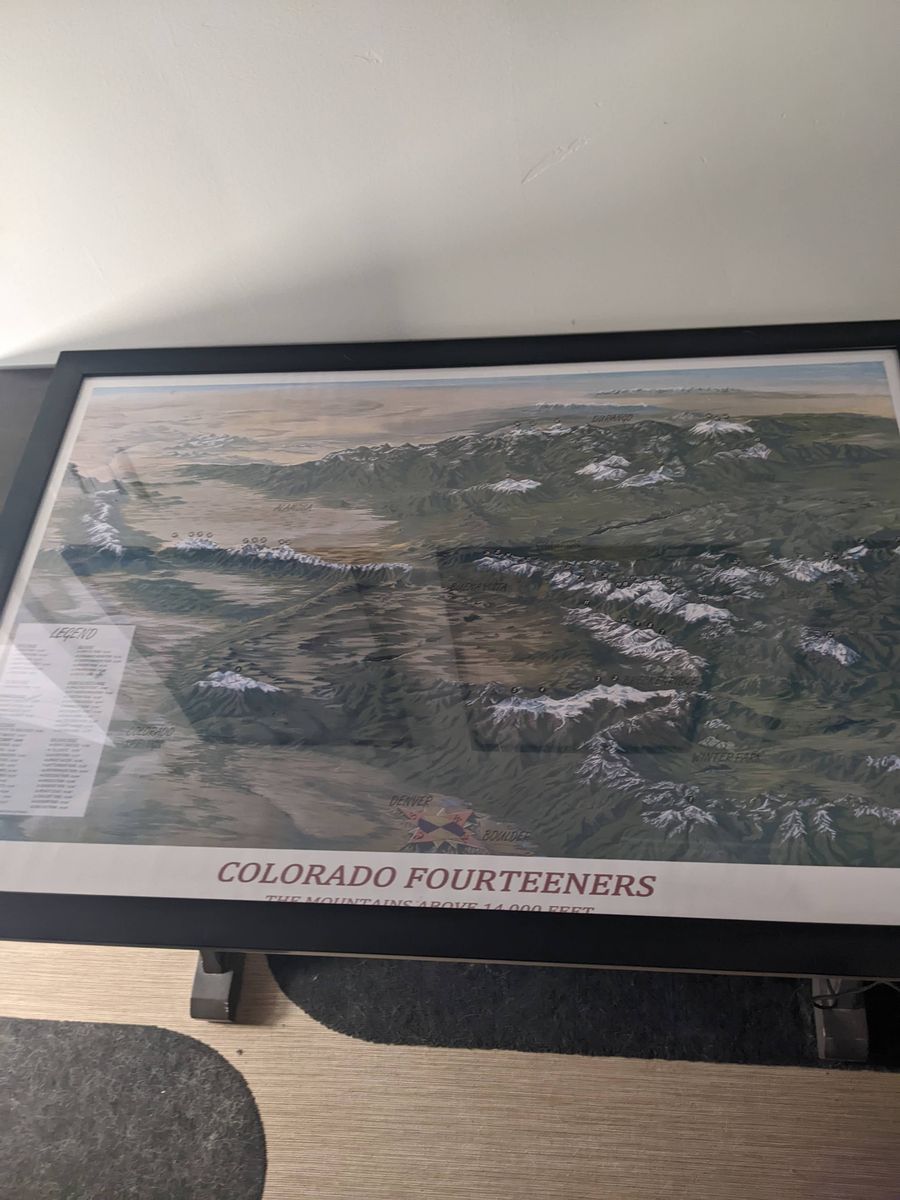 Framed Art Colorado 14er's