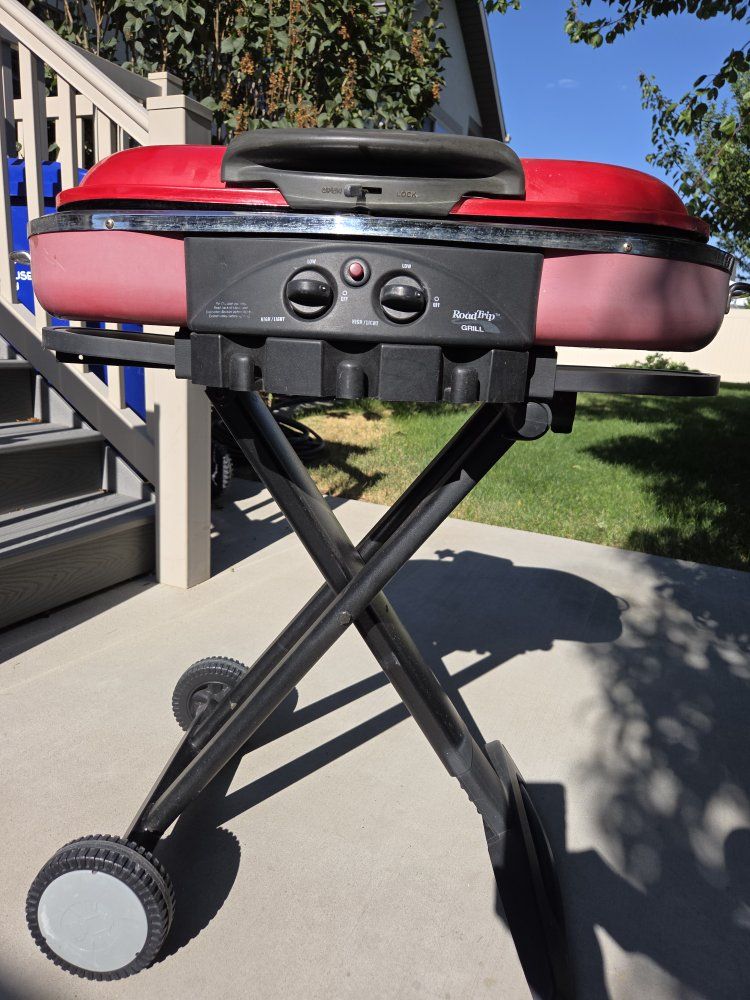 Coleman RoadTrip Portable Propane Gas Grill - Red/Pink