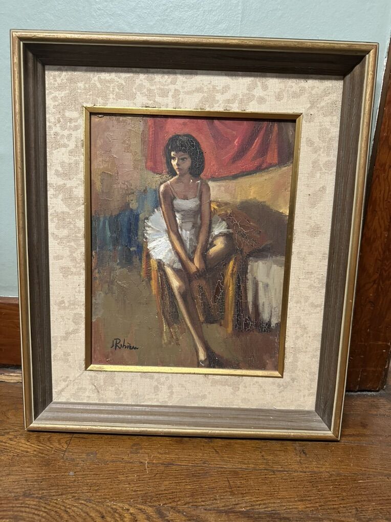 Ballerina Oil On Canvis