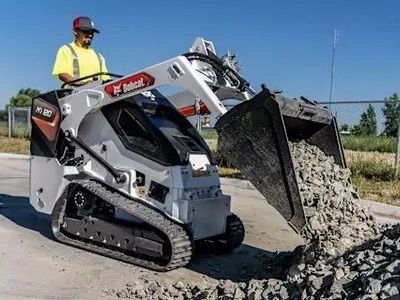 Bobcat MT120 Mini Skid Steer Rental – Compact Loader for Landscaping & Dirt Work - Fit thru gates, $185 half day