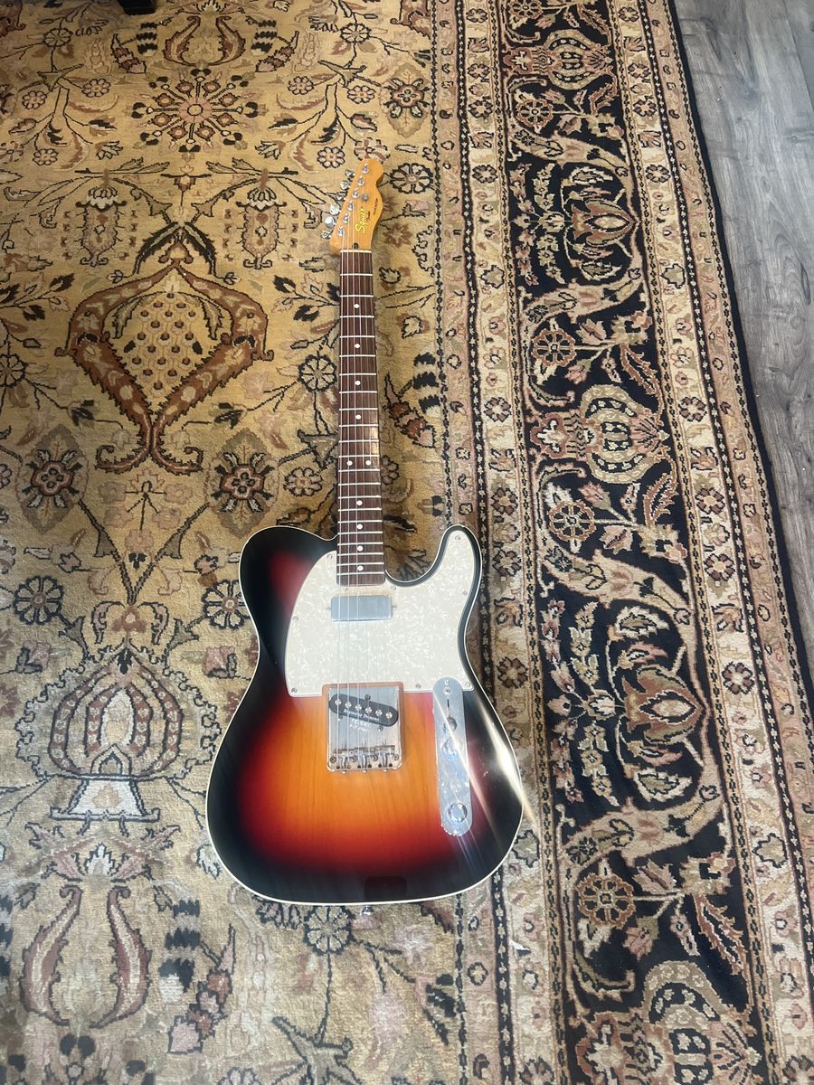 2012 Squier Telecaster Double Bound Electric Guitar w/ Seymour Duncan & Wilkinson Pickups
