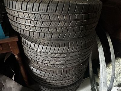 Michelin LT245/75R17 Truck Tires with Rims (Set of 4)