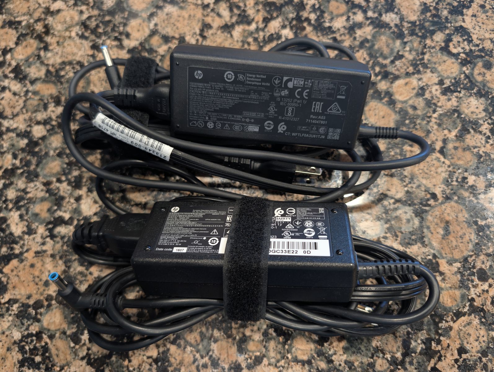 HP 65W Laptop Power Adapter (two available)