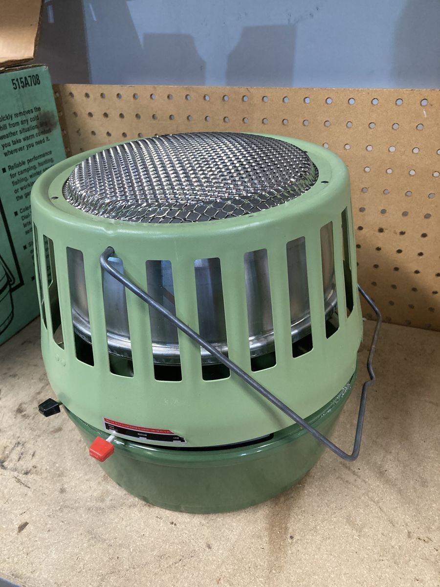 Coleman catalytic heater.