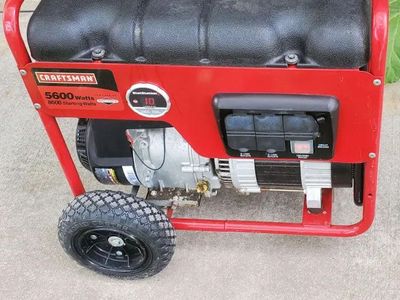 Craftsman Generator 115V/230V 5600 watt (8600W Start) low hours new condition well maintained