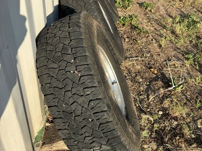 Goodyear Wrangler LT245/75R16 All-Terrain Tires & Wheels - Set of 4, Used