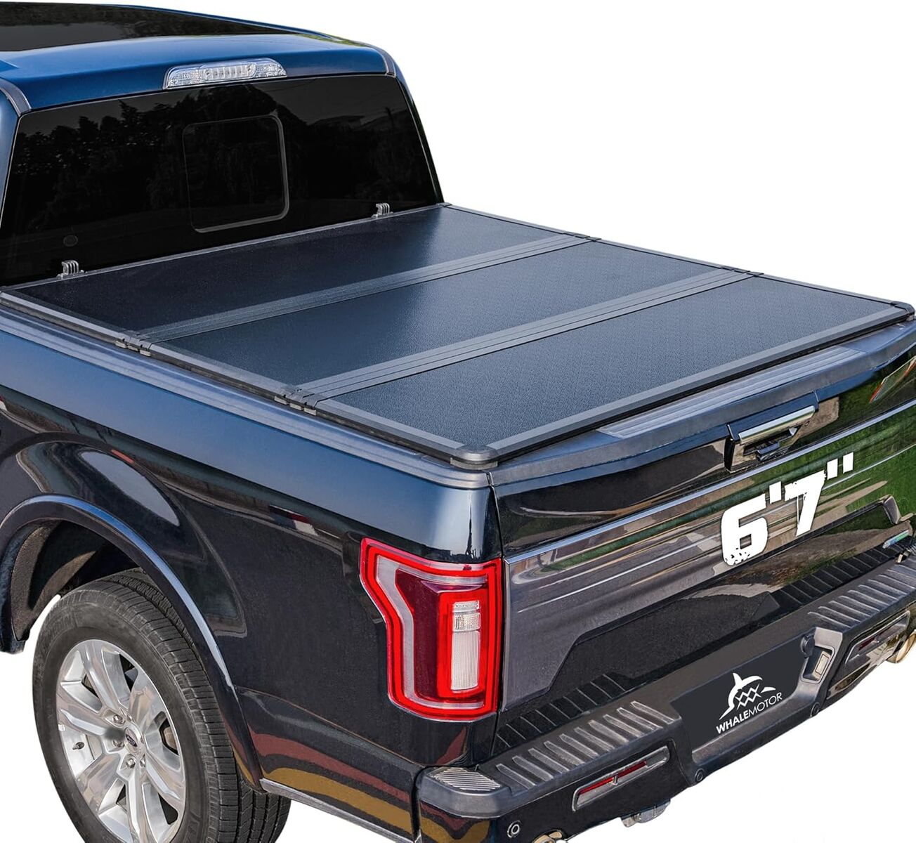 2014-2021 Tundra 6.5ft (78.7") WHALEMOTOR WMTC-3053 Hard Tri-fold Tonneau Cover
