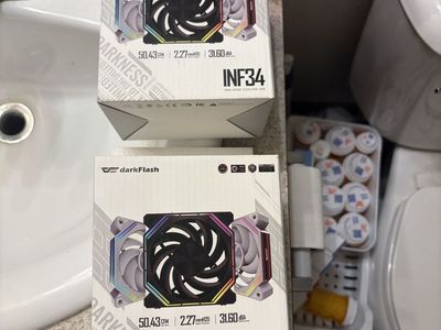 darkFlash INF34 PWM ARGB Cooling Fan 3-in-1 Pack (2 Boxes Available)