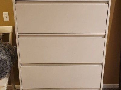 Large Filing Cabinet with Key