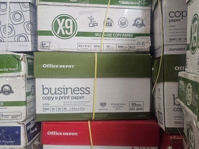 Cases of 20lb copy paper