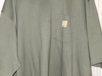 Carhartt Loose Fit Pocket T-Shirt Olive Green Size 2XL