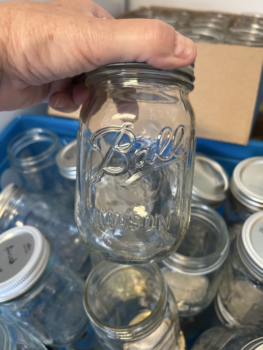 $10 Dozen Pint size Canning Jars Ball Kerr