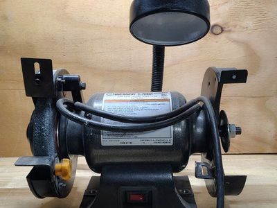 Central Machinery 6" Bench Grinder w/ Lamp