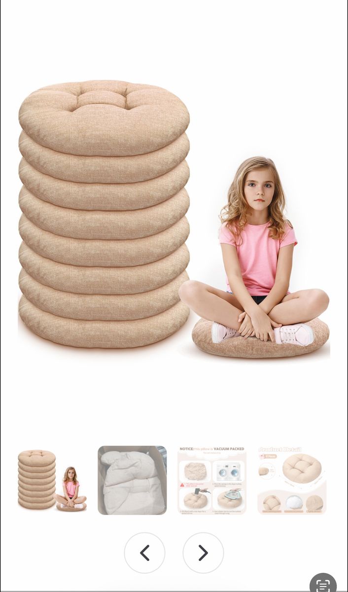 Fumete floor cushions for kids
