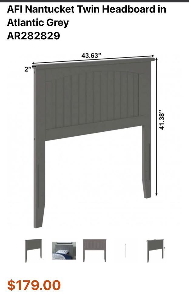 Twin headboard