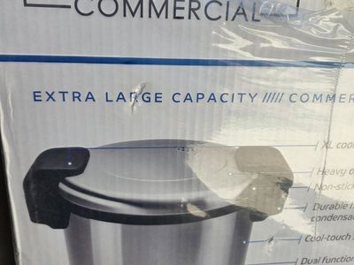 Aroma Commercial 60-Cup Rice Cooker Model ARC-1130S Stainless Steel